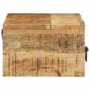 væghængt tv-skab 80x30x19cm massivt ru mangotræ