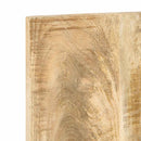 hovedgærde 140 cm massivt ru mangotræ