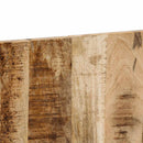 hovedgærde 160 cm massivt ru mangotræ