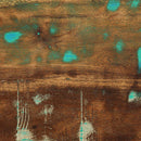 sengeskab 50x27x50 cm massivt genbrugstræ flerfarvet