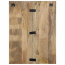 sengeskab 60x32x80 cm massivt ru mangotræ