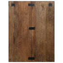 sengeskab 60x32x80 cm massivt genbrugstræ flerfarvet