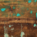 sengeskab 60x32x80 cm massivt genbrugstræ flerfarvet