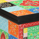 sengeskabe 2 stk 40x35x45 cm massivt mangotræ flerfarvet