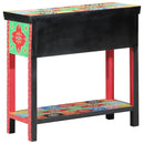 Konsolbord med skuffe med opbevaring Flerfarvet 80 x 35 x 76 cm