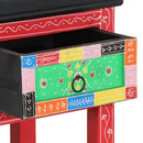 Konsolbord med skuffe Flerfarvet 100 x 30 x 77 cm
