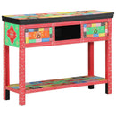 Konsolbord med skuffe Flerfarvet 100 x 30 x 77 cm