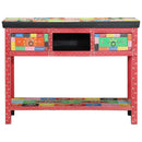 Konsolbord med skuffe Flerfarvet 100 x 30 x 77 cm