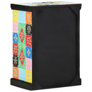 Konsolbord med hylde med opbevaring Flerfarvet 50 x 30 x 70 cm