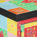 TV-skab Flerfarvet 100 x 35 x 50 cm Massivt mangotræ