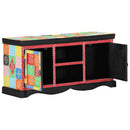 TV-skab Flerfarvet 100 x 35 x 50 cm Massivt mangotræ