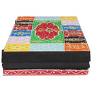 Væghylder 3 pcs Flerfarvet 100 x 20 x 6 cm Massivt mangotræ