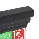 Jakkeholder Sort 80 x 25 x 2 cm Massivt mangotræ