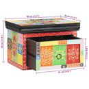 Natskab med skuffe 2 pcs Flerfarvet 40 x 30 x 28 cm