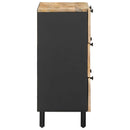 Opbevaringsskabe 2 stk. 120 x 33 x 75 cm Massivt mangotræ