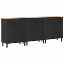 Opbevaringsskabe 3 stk. 180 x 33 x 75 cm Massivt mangotræ