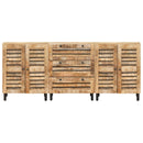 Opbevaringsskabe 3 stk. 180 x 33 x 75 cm Massivt mangotræ