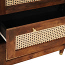 Sidetabel Sæt 3 pcs Brun 180 x 33 x 75 cm Massivt mangotræ
