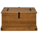 opbevaringskiste HALDEN 91x91x47 cm massivt fyrretræ
