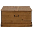 opbevaringskiste HALDEN 91x91x47 cm massivt fyrretræ