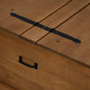 opbevaringskiste HALDEN 91x91x47 cm massivt fyrretræ
