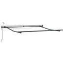 markise med LED-lys 300x250 cm automatisk betjening bordeaux