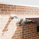 markise med LED-lys 450x300 cm automatisk betjening bordeaux