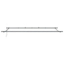 markise med LED-lys 600x300 cm automatisk betjening bordeaux