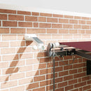 markise med LED-lys 450x300 cm automatisk betjening brun