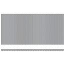 markise m. LED 600x300 cm automatisk betjening antracitgrå hvid