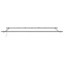 markise m. LED 600x300 cm automatisk betjening antracitgrå hvid