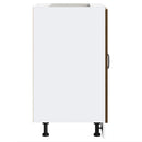underskab til vask Kalmar 60x46x81,5 cm konstrueret træ brun eg