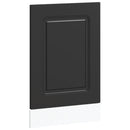 låge til opvaskemaskine Kalmar 45x1,5x57cm konstrueret træ sort