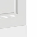 låge til opvaskemaskine Kalmar 60x1,5x57cm konstrueret træ hvid