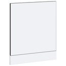 låge til opvaskemaskine Kalmar 60x1,5x57cm konstrueret træ sort