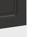 låge til opvaskemaskine Kalmar 60x1,5x57cm konstrueret træ sort