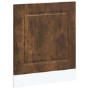 låge til opvaskemaskine Kalmar 60x1,5x57 cm røget egetræsfarve