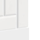 opvaskemaskinepanel Lucca konstrueret træ hvid højglans