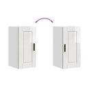 køkkenvægskab Porto konstrueret træ hvid højglans