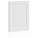 låge til opvaskemaskine Porto 45x1,5x57 cm konstrueret træ hvid