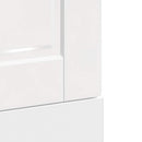 låge til opvaskemaskine Porto 45x1,5x57 cm hvid højglans