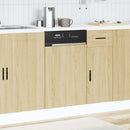 låge til opvaskemaskine Porto 45x1,5x57 cm sonoma-eg