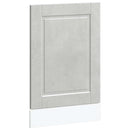 låge til opvaskemaskine Porto 45x1,5x57 cm betongrå