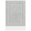 låge til opvaskemaskine Porto 45x1,5x57 cm betongrå