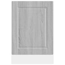 låge til opvaskemaskine Porto 45x1,5x57 cm grå sonoma-eg