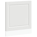 låge til opvaskemaskine Porto 60x1,5x57 cm konstrueret træ hvid