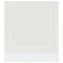 låge til opvaskemaskine Porto 60x1,5x57 cm konstrueret træ hvid