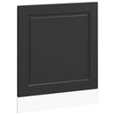 låge til opvaskemaskine Porto 60x1,5x57 cm konstrueret træ sort