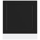 låge til opvaskemaskine Porto 60x1,5x57 cm konstrueret træ sort