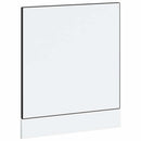låge til opvaskemaskine Porto 60x1,5x57 cm konstrueret træ sort